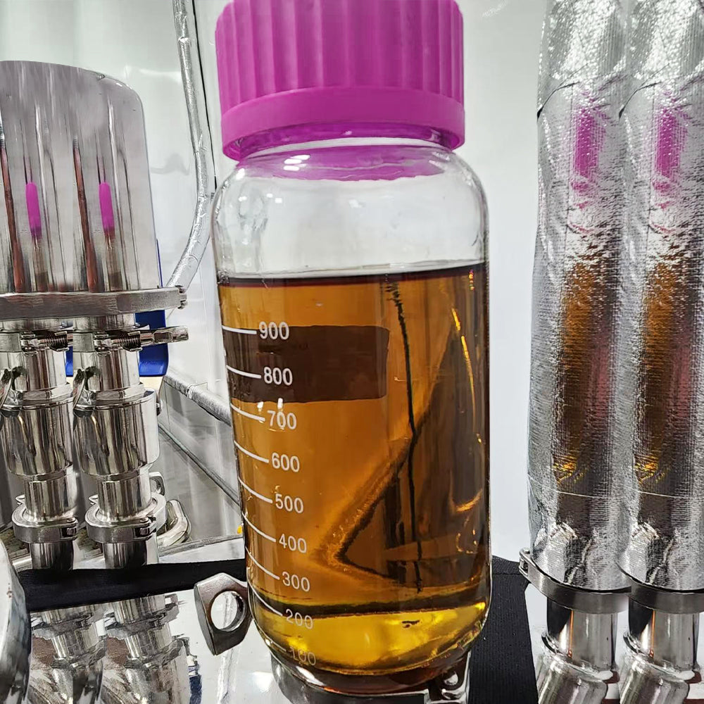 1000ml GL80 Large Purple Cap Reagent Glass Bottle Thickened Chemical Sampling Wide Mouth Bottle Borosilicate Storage Glass Bottles Lab Media Bottles