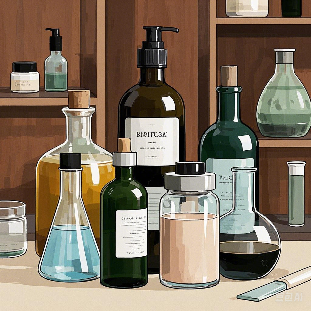 Application of laboratory glass bottles